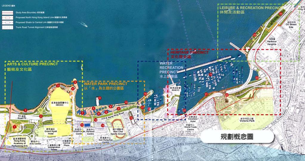 Wan Chai Development Phase II Planning & Engineering Review Overall planning concept Create a