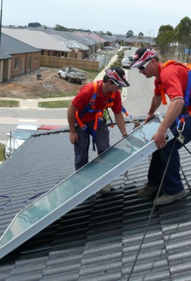 Contact your Bunnings Trade Rep or DuxConnect (1300 DUX NW) to discuss installation requirements and pricing. 2. btain a set of plans showing planned solar collector and tank locations. 3.