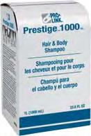 13 Prestige Hair & Body Shampoo A luxurious gel formula for total body and hair cleansing; ph balanced to gently pamper skin.