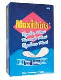 59 MT-4 #4 Maxithins, Folded 250/cs. $70.60 MT-8 #8 Maxithins, Flat 250/cs. $90.80 MT-200 #4 Maxithins Ultra Thin w/wings 200/cs. $79.