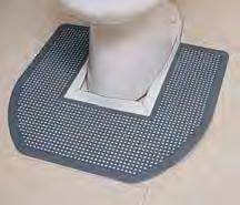 E. RESTROOM FLOOR MATS Impregnated with Neutra Tech, a neutralizing agent to combat odors and refresh the area.