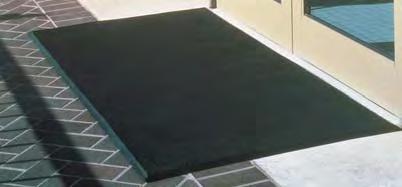 Foam-backed matting catches and conceals dirt and moisture keeping it above the floor. Unbacked matting allows dirt and moisture to flow through for easy cleaning.