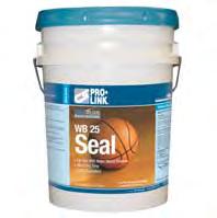 WOOD FLOOR SYSTEM WATER-BASED & SOLVENT-BASED SEALS & FINISHES WB 25 SEAL Water-based acrylic seal for use on freshly sanded wood floors.