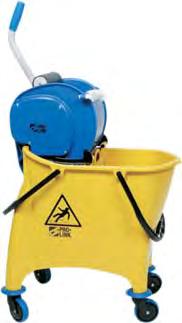 ADVANCED MICROFIBER SYSTEM BUCKET/WRINGER SYSTEMS, MICROFIBER MOPS WET MOPPING - BUCKET & WRINGER SYSTEMS Pro-Link's bucket and wringer systems separate the cleaning solution and the rinse water to