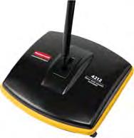 BRUSHES & BROOMS SWEEPERS, MACHINE SERVICE/REPAIR FLOOR & CARPET SWEEPER Smaller size gets into tight spots. Easy-open debris pan for effortless cleaning.