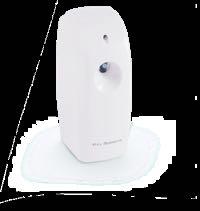 Micro Aerosol Dispensers Compact and discreet, ideal for smaller washrooms or front of house areas The perfect solution for washrooms where space is an issue or where a discreet solution is required,