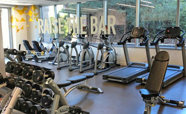 work out 14 KINETIC The high-performance fitness center at Township 14 provides its tenants with the tools and atmosphere to cultivate and maintain a healthy and active lifestyle.