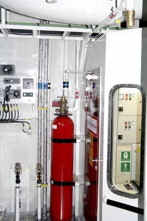 In light of the various types of fire risks which exist on board ships, specific solutions are necessary for the space or object to be protected in order to ensure optimal fire protection on board.