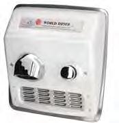 Dryers 5 yrs sensor IPX1 110-120 V 110-120 V 208 V 220-240 V 277 V Amps 20