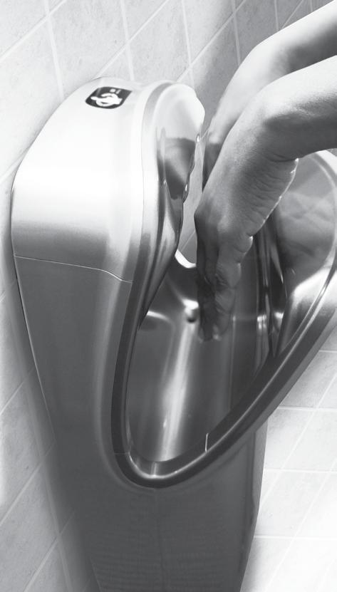 HAND DRYER HIGH SPEED VERTICAL 8 V-674 Automatic, High Impact ABS, White, Surface V-629 Automatic, High Impact