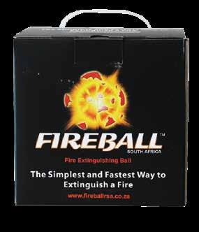 The Fireball Extinguisher is a simple, safe, yet lifesaving and cost-effective device that self-activates on contact