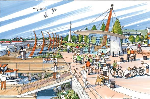 WEST WATERFRONT II. WEST WATERFRONT GOAL To transform the western portion of the City s waterfront into a dynamic Burrard Inlet community amenity and regional tourist attraction.