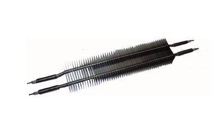 Ripped and Finned Tubular Heaters Finned Tubular Heaters Tubular heater with slide-on fins and/or brazed steel ribs to increase the surface area.
