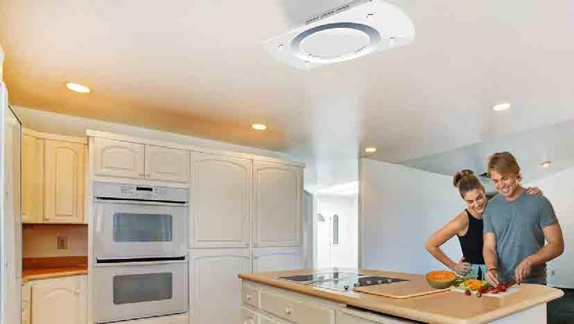 CEILING HOODS WITH RECIRCULATING MOTORS LA-LUNA-STRATOS Black and White This Luna is part of our new