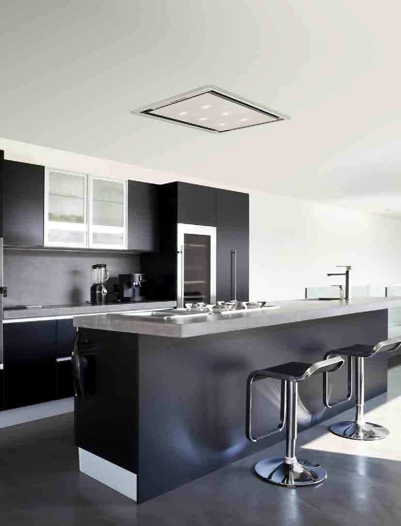 CEILING HOODS LA-ANZI Stainless Steel,Black and White Hoods The ANZI is the very latest in ceiling