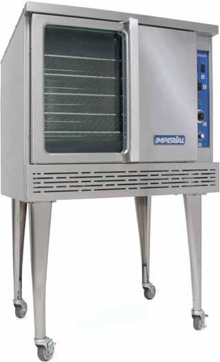 Model ICVD-2 shown with optional casters Double Deck, Bakery Depth shown (Double Deck also available in Standard Depth) Available in Gas or Electric for all Depths Bakery Depth provides a fast