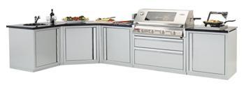 BeefEater ODK - Package S-4 Pictured with Optional Granite Top (S-4) Package - With Stainless Steel bench Top Code Description RRP Inc GST Code Description RRP Inc GST 76504 4 Burner BBQ Cabinet with