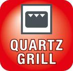 knob controls Quartz grill 1500 watt LED