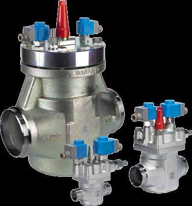 All valves are designed for a maximum working pressure of 52 bar (754