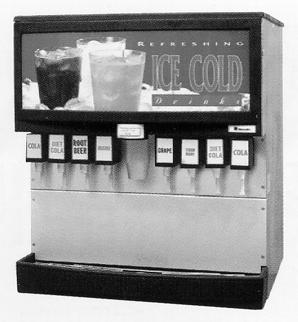 ICE DISPENSER, 150 LB. TN-515 Ice Dispenser with 150 lbs.