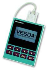 language supported Addressable to any detector A display module monitors the VESDA LaserPLUS detector. It reports a visual representation of smoke levels, and all alarm and fault conditions.