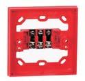 003 Callpoint Back Boxes Description Standard Red surface mounting back box for MCP & CP indoor callpoints