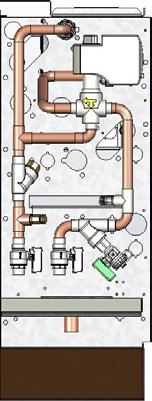 Reheat Coil Piping (primary piping hidden) Supply Return Return Supply Supply