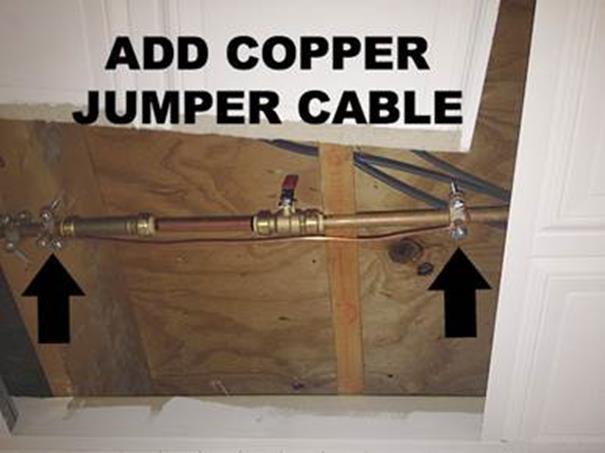Installation of Your System into Copper or Metal Piping Systems: If your new filter system is to be installed in a metal (conductive) plumbing system, i.e. copper or galvanized steel pipe, the plastic components of the system will interrupt the electrical continuity of the plumbing system.