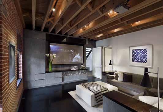 The challenge was to take a loft that was originally designed for entertaining and transform it into a home for family living.