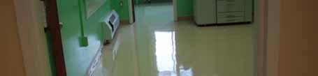Cleaned & Coated VCT Flooring