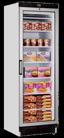 SINGLE UPRIGHT FREEZER Glass Door Upright Freezer - Single Door Single Glass Door Freezer for the display of frozen products.