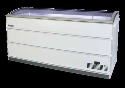 LINE CHEST FREEZER Glass Lid Commercial Chest Freezer The Novum Line is a modern, robust, durable and energy efficient chest freezer.