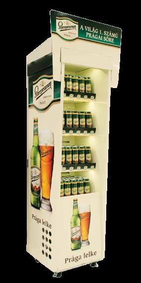 CARDBOARD CHILLER Slim-line Promotional Display Chiller The perfect refrigerated display case for short-term product launches, store promotions and events &