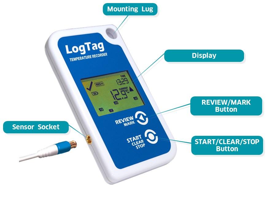 Introduction The LogTag TRED30-16R temperature recorder features a data logging memory storing up to 15,905 temperature readings and a separate statistical memory, storing maximum and minimum reading