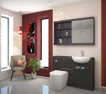 Hacienda Fitted Bathroom Vanity Unit boasts a modern look which is yours for the amazing price you can only get by buying directly from the manufacturer.