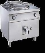 AVAILABLE VERSIONS Gas models Stainless steel burners with optimised combustion system, antiextinguishing device, temperature limiter and protected pilot flame.