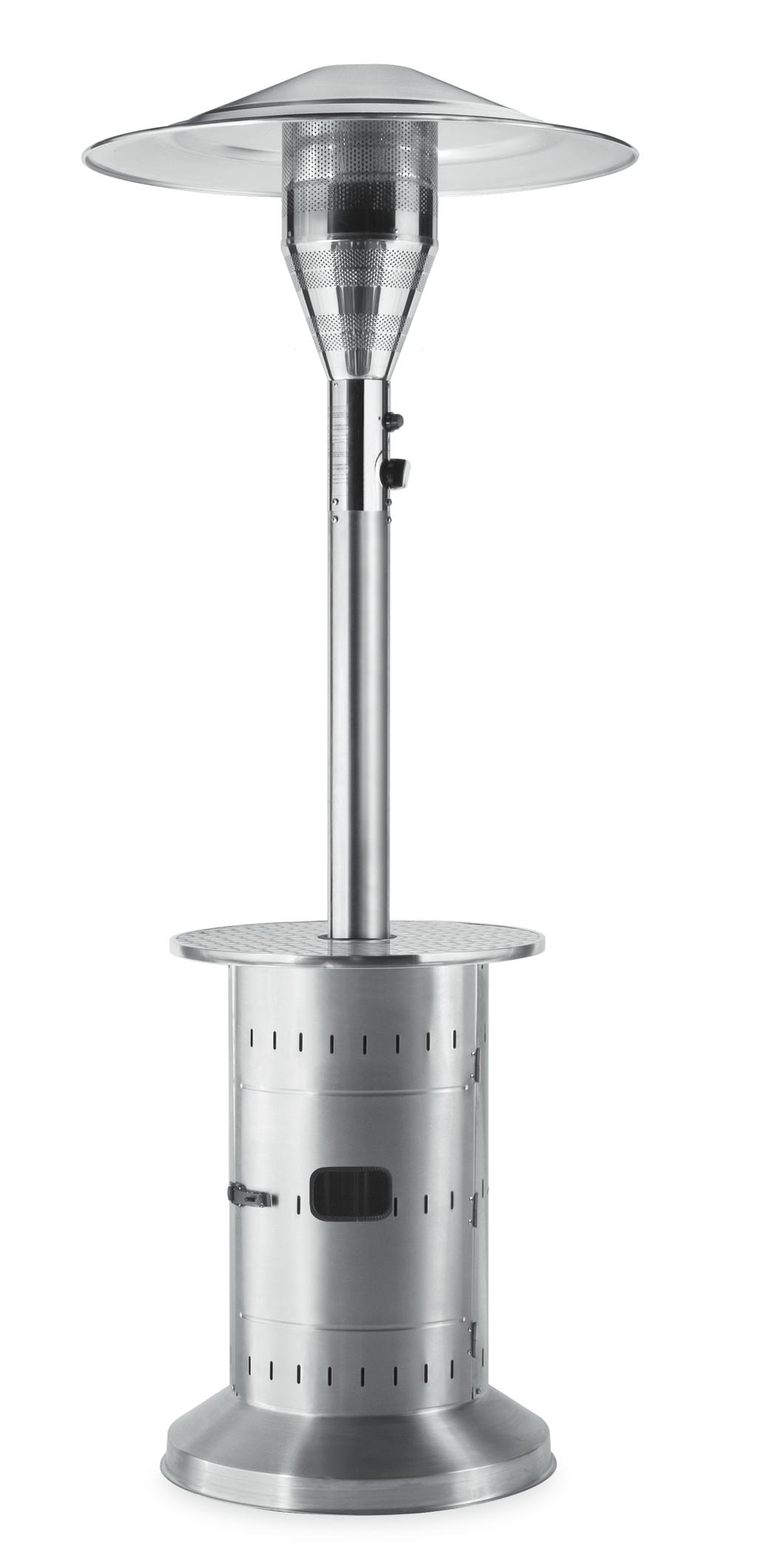 Commercial PATIO HEATER FIRESENSE 48,000 BTU COMMERCIAL PATIO HEATER WARNING! For Outdoor Use Only. WARNING! Improper installation, adjustment, alteration, service or maintenance can cause property damage, injury or death.