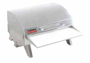 Integrated fold-away legs enable easy grilling on any flat surface. It s Powerful the 3.2kw /6.4Kw infra-red ceramic element is specially designed to reflect maximum heat right where it is needed.