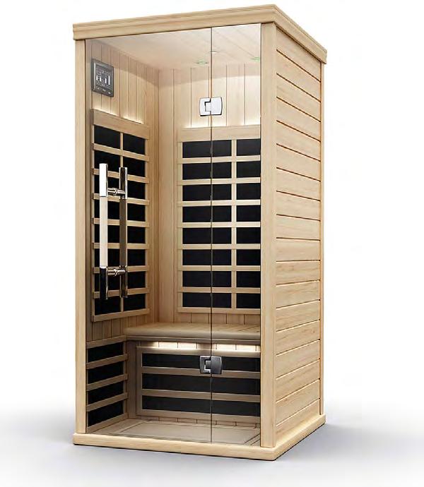Infrared sauna SUN S Pure Infra User Manual User Manual Note: Room must be installed on flat, level surface.