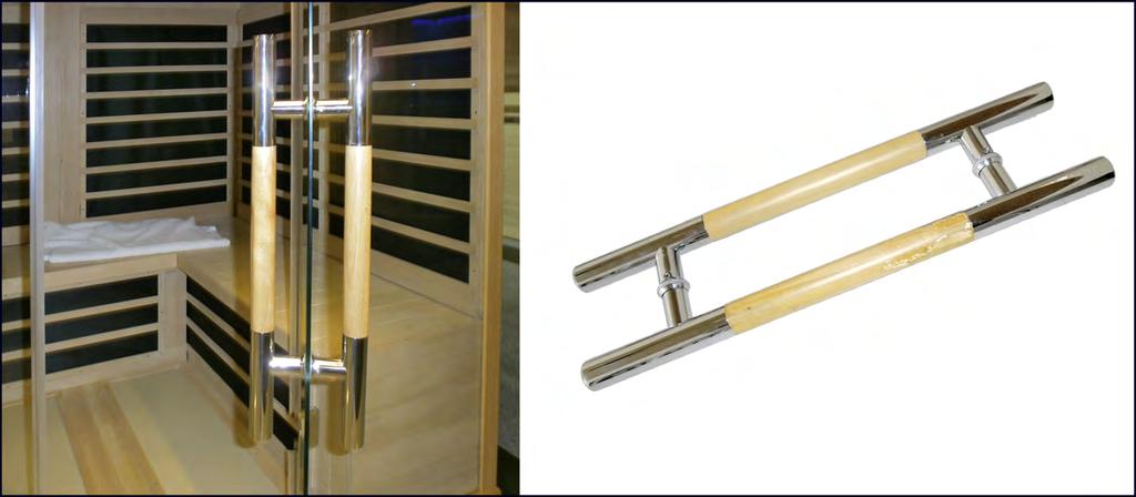 Door handles: The Sauna Rooms is now ready to use!
