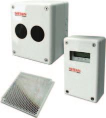 The EV-H-A1R alarms at 60 C and the EV-H-CS at 92 C. EV-Firebeam+ Beam Detector EV Firebeam+ provides a reliable, cost effective solution for protecting large areas.