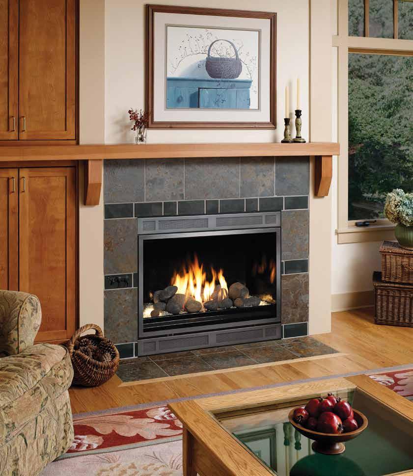Seattle HO fireplace shown