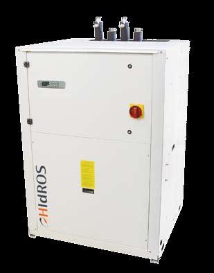 Ground source heat pumps +60 C C.O.P. 5,1 heat pumps are particularly suitable for applications that utilise ground source probes.