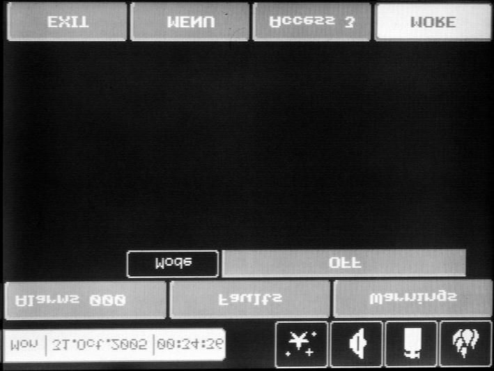 4.4 Daytime Mode Choose the button Day from the Maintenance Menu to set the daytime schedule for detectors operation Fig. Screen 20. Fig. Screen 20 Fig.