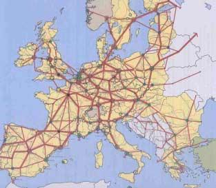 CONNECTIVITY TRANSPORT CORRIDORS According to the map of the Pan-European Transport Corridors Network, Romania is an important knot of this network, being located at the crossroad of the two longest