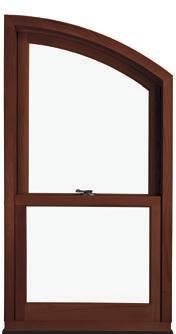 VARIATIONS RT6 OPERATING DOUBLE HUNG - A CLASSIC LOOK WITH A GENTLE EYEBROW RADIUS. BEAUTIFUL AS A STAND ALONE WINDOW OR AS PART OF AN ASSEMBLY.