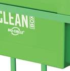 The CLEAN BOX Mobile is easy to handle, stackable and mobile