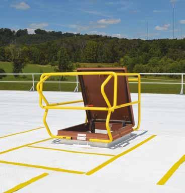 SURROUND AND STACCO LINE SYSTEM SURROUND Roof hatches and guardrail system FREIGHT A/3 STACCO LINE Permanent warning line system FREIGHT B/2 4SP3036L SURROUND roof hatch railing to suit roof hatch