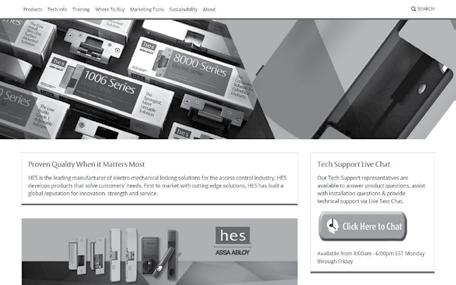 Integrated Products» 34 Integrated Prox, Integrated HID iclass The HES website has been updated to provide an optimal viewing and interaction experience across a wide range of devices from desktop