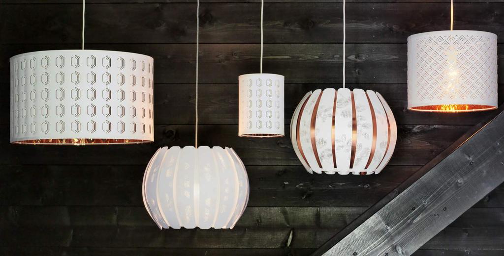 IKEA PRESS PACKAGE / FEBRUARY - APRIL 2015 / 32 PH123234 Created by Stockholm design studio WIS design, these lampshades shine with a modern design combined with vintage influences.